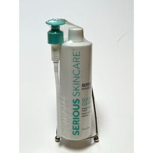 SERIOUS SKINCARE GLYCOLIC RETEXTURIZING CLEANSER (12oz Pump Bottle / Sealed)